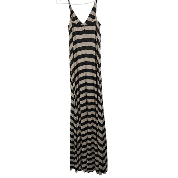 Scoop NYC Small Maxi Camisole Dress Stripe Straps NWT Beach Travel Vacay - Picture 8 of 8